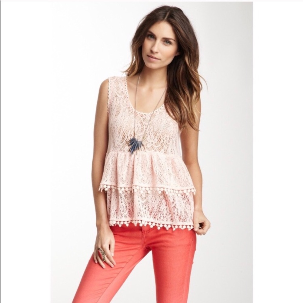 Free people Lace top.